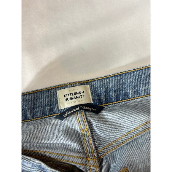 Citizens of Humanity Jeans 29 Charlotte Premium Vintage Button Fly Distressed - Picture 14 of 16